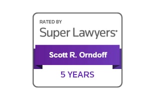 rated by Super Lawyers Scott R. Orndoff 5 years